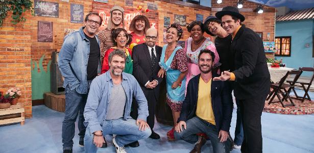 Édgar Vivar e a equipe do programa - Juliana Coutinho/Divulgação - Juliana Coutinho/Divulgação