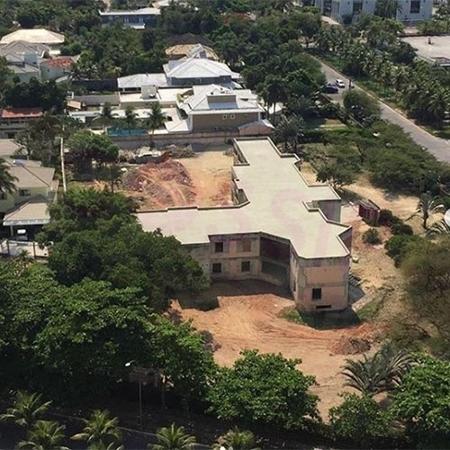 Vista aérea da mansão onde a família Poncio irá morar, no Rio - Reprodução/Instagram - Reprodução/Instagram