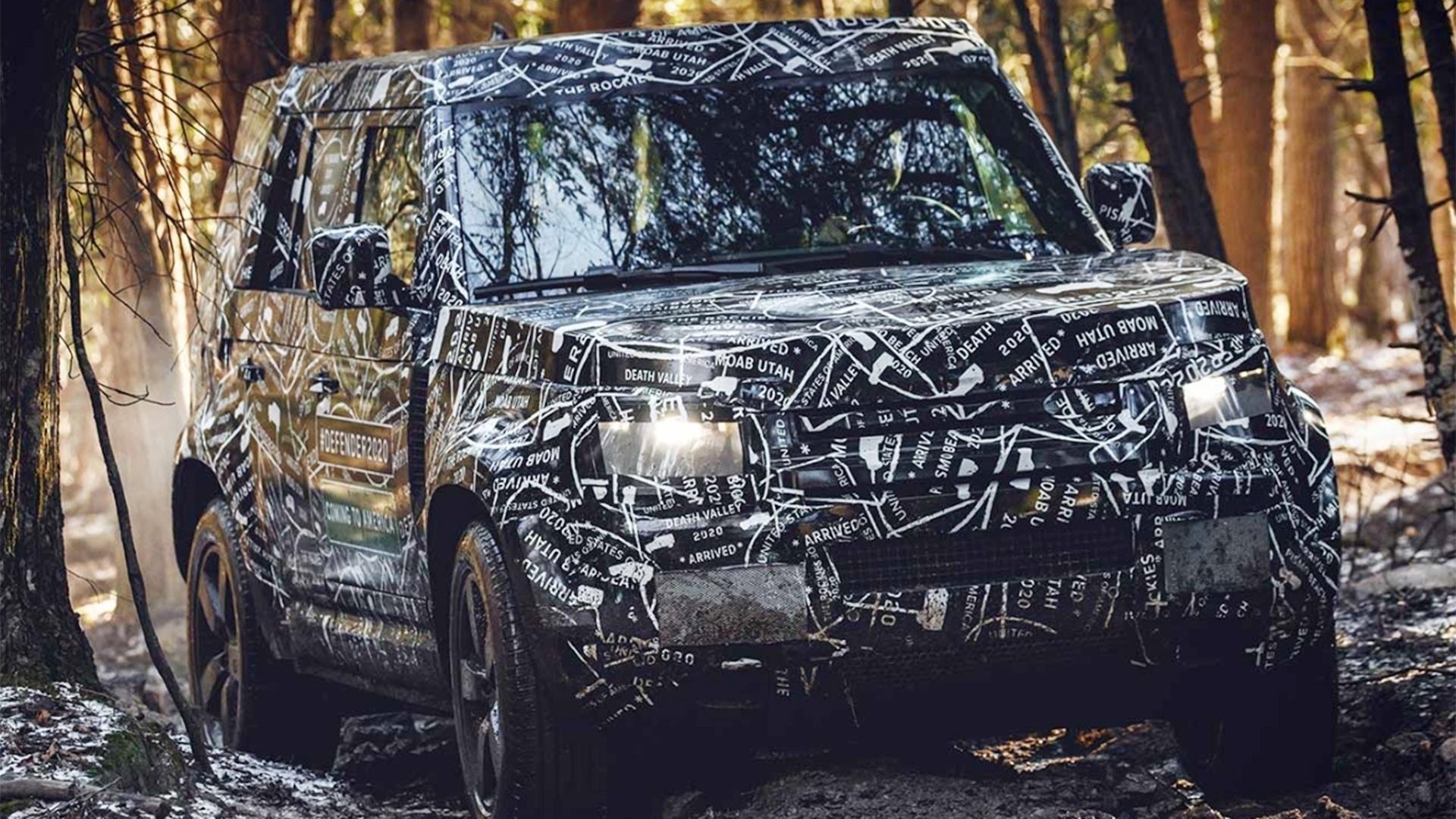 Land Rover Defender 2020 camuflado - Reprodução/Land Rover US