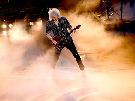 Brian May toca com o Queen na abertura da cerimônia do Oscar 2019 - Kevin Winter/Getty Images