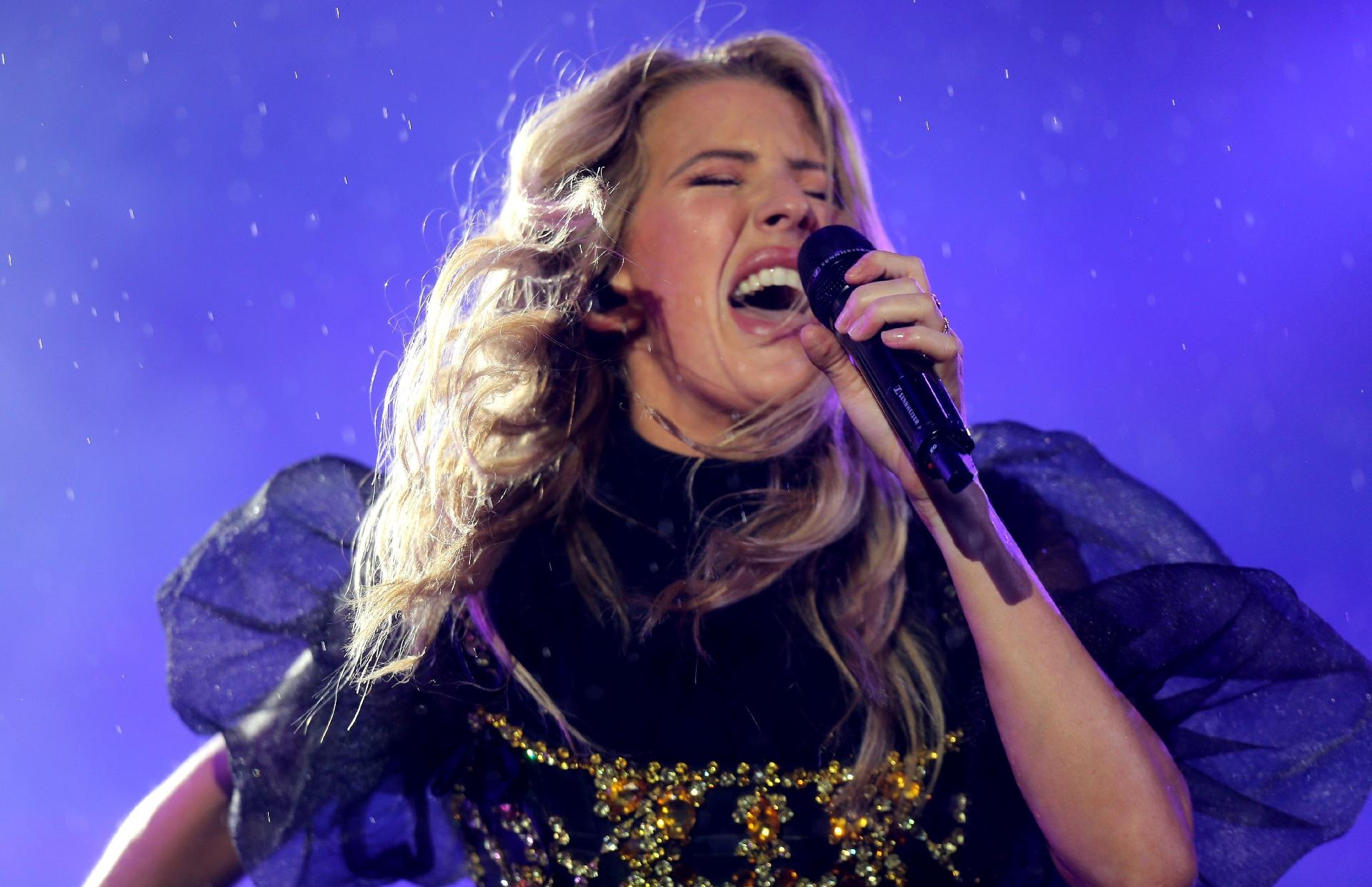 Cantora Ellie Goulding durante apresentação no palco Mundo no primeiro dia do Rock in Rio 2019 - Wilton Júnior/Estadão Conteúdo