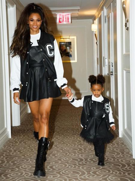 Ciara e a filha Sienna - Reprodução/Instagram