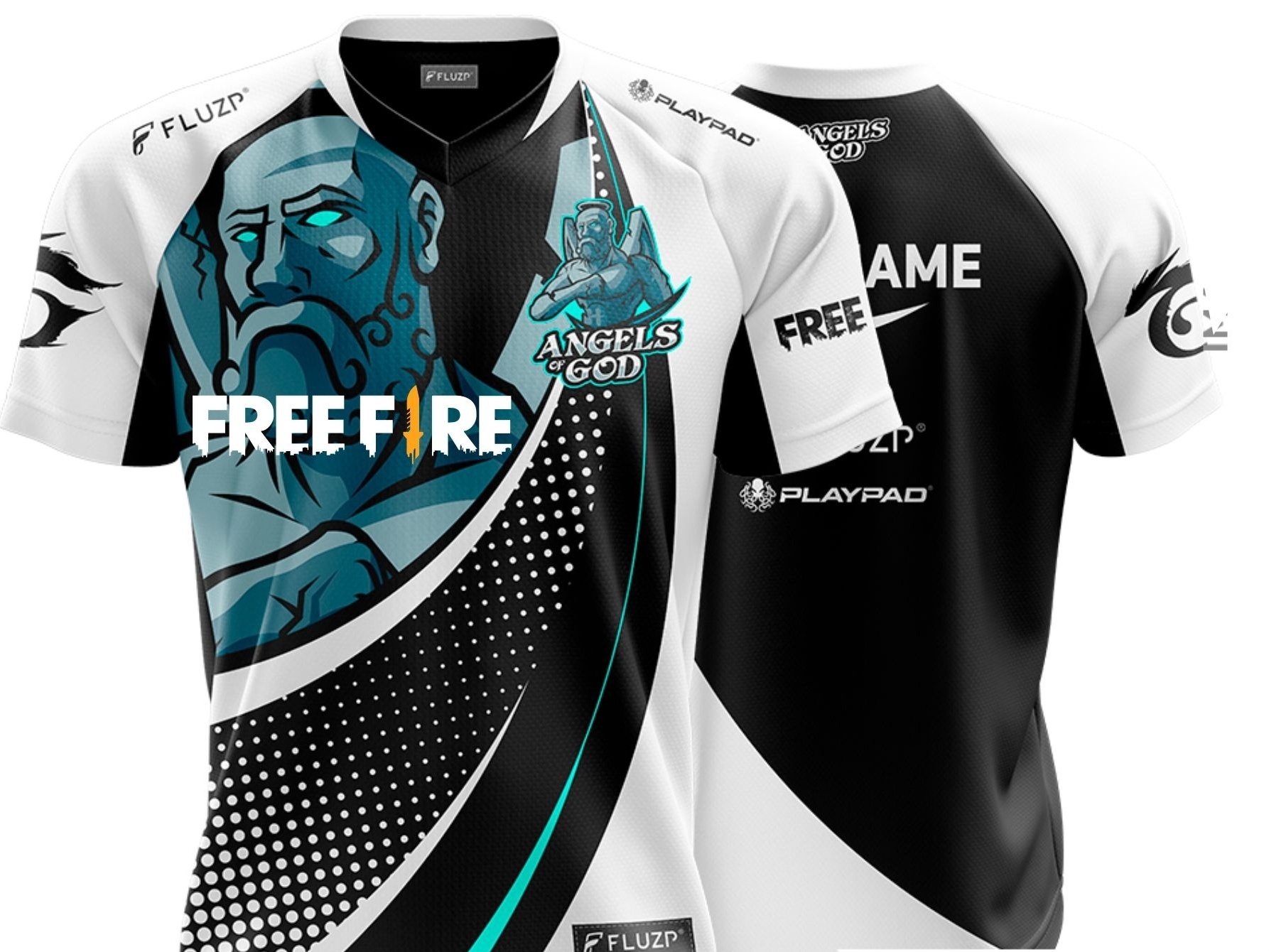 Men's Free Fire Garena Game T-shirt, top de moda feminino, esporte