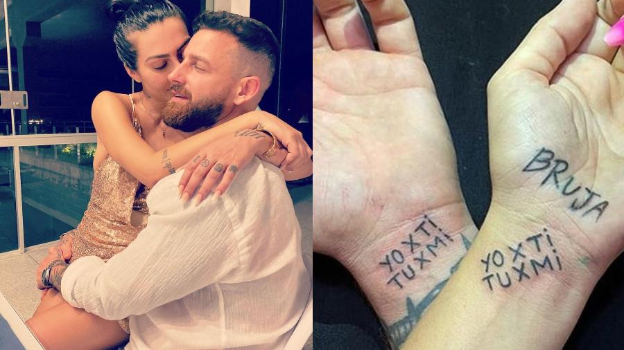 Cleo e namorado fazem tatuagens iguais - Reprodução/Instagram