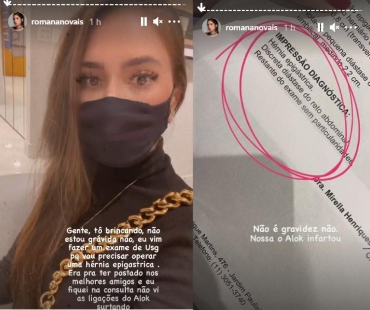 Romana Novais desmente gravidez - Reprodução/Instagram - Reprodução/Instagram