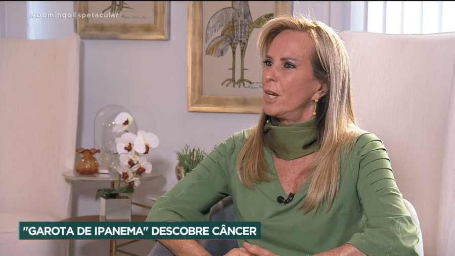 Helô Pinheiro desabafa sobre câncer na tireoide no "Domingo Espetacular" - Reprodução/Record TV