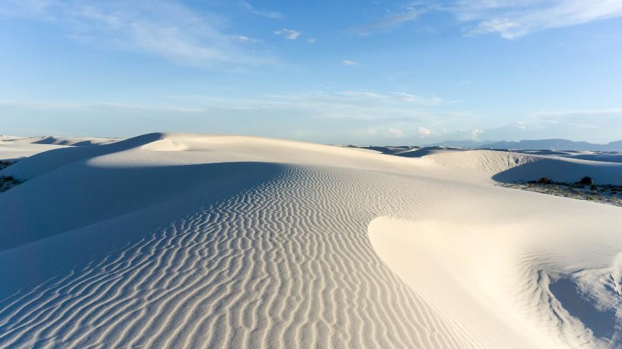 White Sands National Park, no estado de Novo México, nos EUA - makasana/Getty Images/iStockphoto