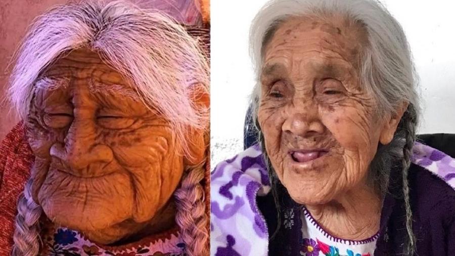 María Salud Ramírez Caballero tinha 109 anos e inspirou a personagem Mamá Coco em "Viva - A Vida É Uma Festa" - Reprodução/Twitter