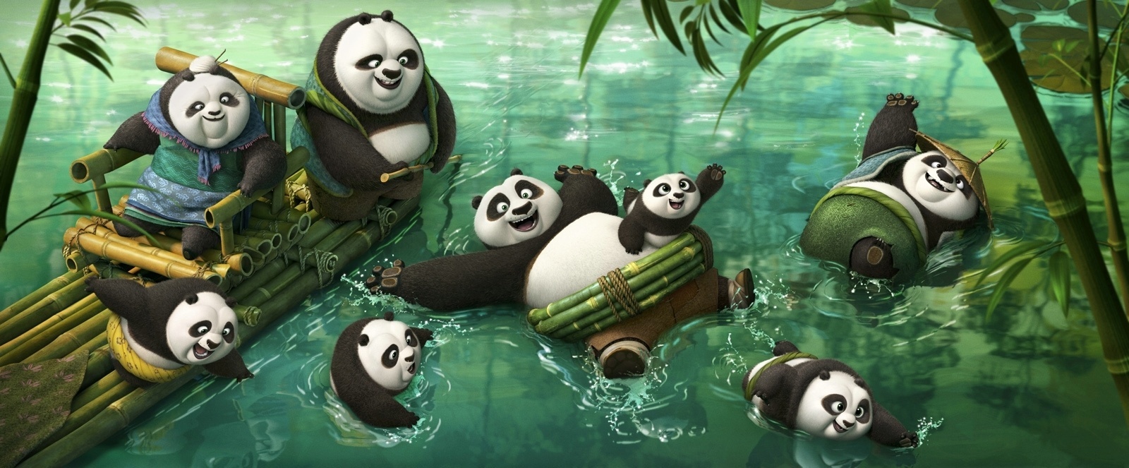 Cena do filme "Kung Fu Panda 3" - Divulgação