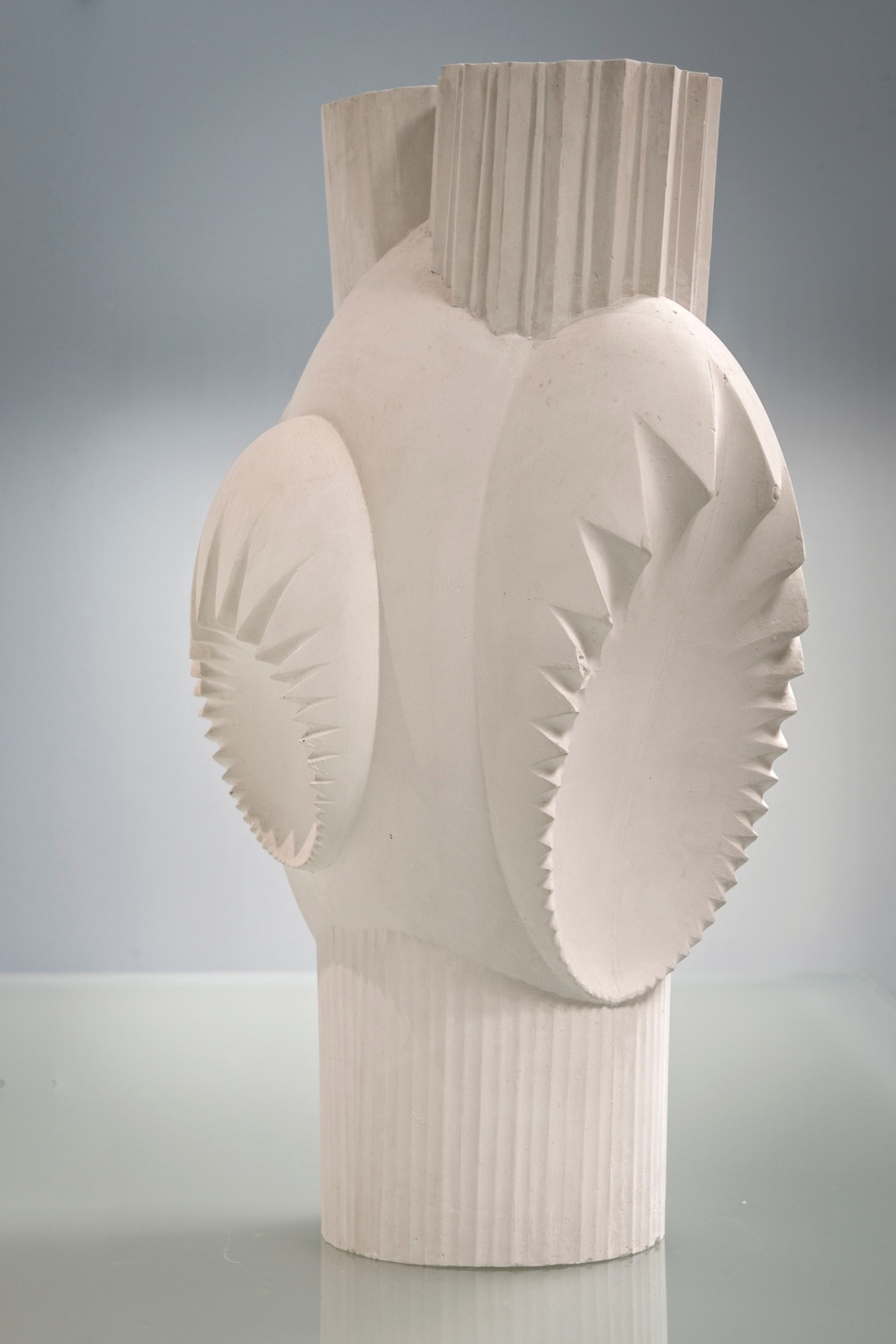 Maquete Capitel da coluna de oito quinas da Basílica da Sagrada Família. Obra-prima de Gaudí, o templo católico localizado em Barcelona estará retratado em diversas maquetes na exposição do arquiteto catalão no Instituto Tomie Ohtake, em São Paulo - Divulgação/© Basílica de la Sagrada Família