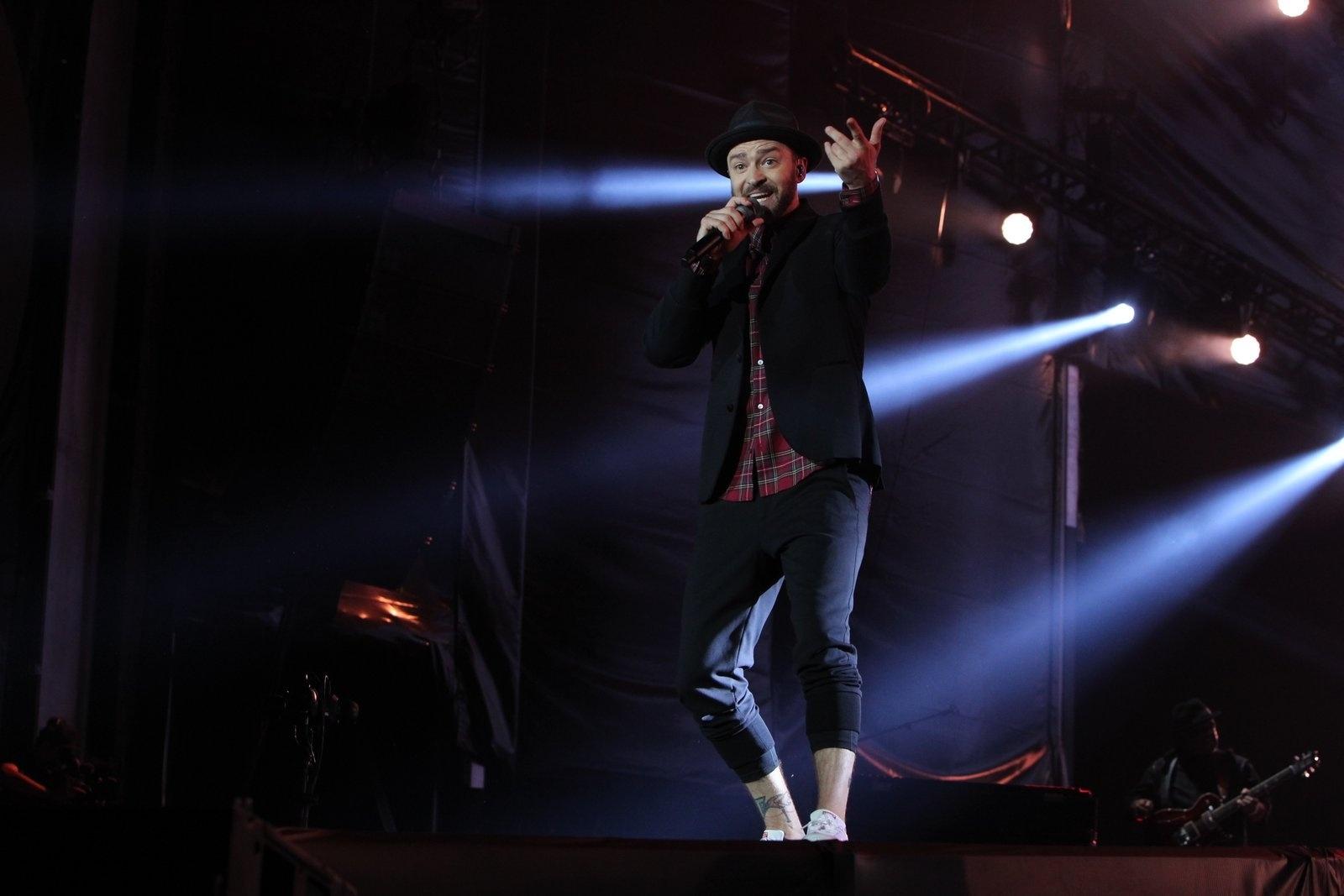 Justin Timberlake agita público no terceiro dia de Rock in Rio - Marcelo Sá Barreto/AgNews