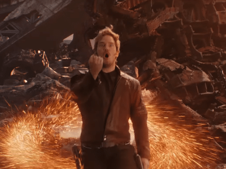Chris Pratt em cena de "Vingadores: Guerra Infinita" - Reprodução