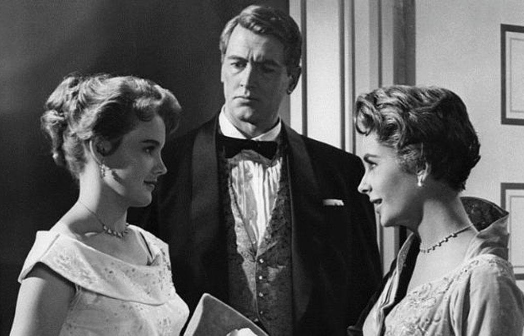 Carroll Baker (à esquerda), Rock Hudson e Elizabeth Taylor em "Assim Caminha a Humanidade"(1956) - Divulgação