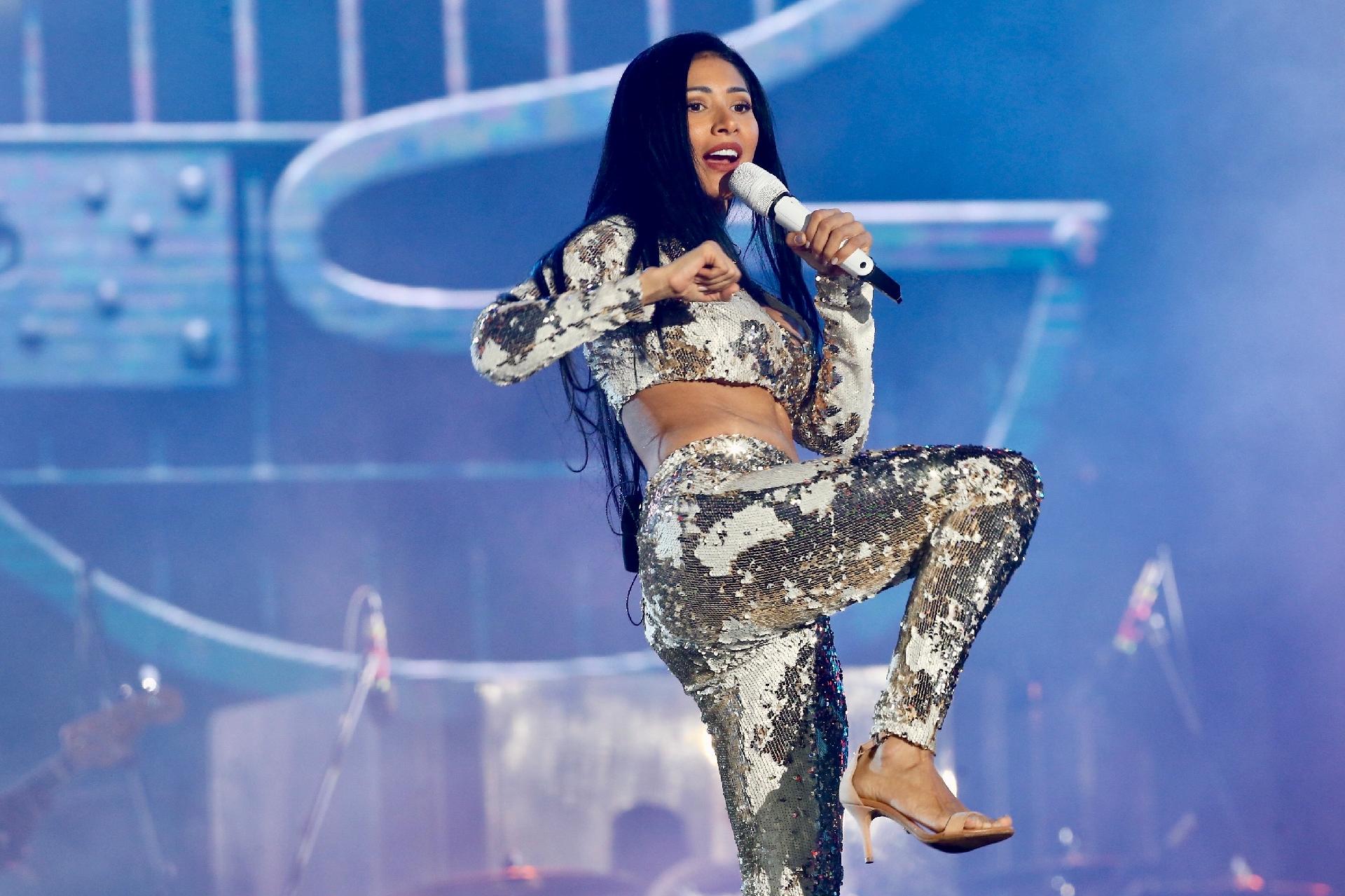 Simaria dançou e se divertiu no palco da 63ª Festa do Peão de Boiadeiro de Barretos - Manuela Scarpa/Brazil News