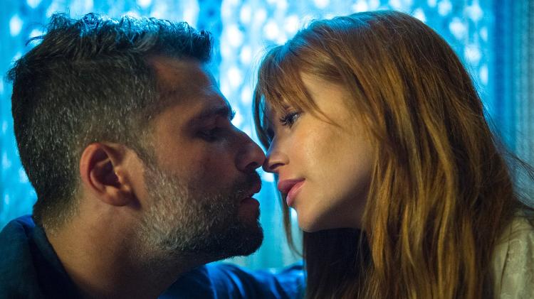 Bruno Gagliasso e Marina Ruy Barbosa em cena de "O Sétimo Guardião" - Divulgação/Globo - Divulgação/Globo