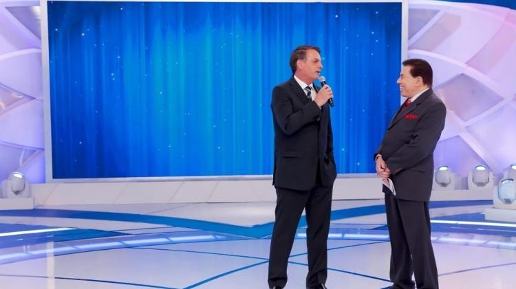 Jair Bolsonaro participa do "Programa Silvio Santos"