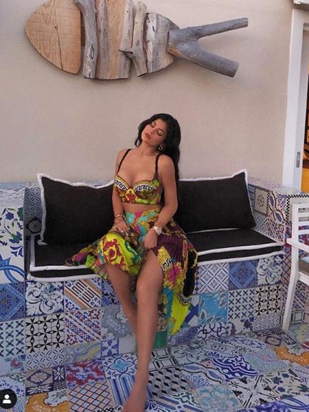 Kylie Jenner posta foto estranha de suas férias na Europa - Reprodução/Instagram