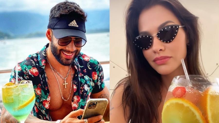 Gusttavo Lima e Andressa Suita compartilharam fotos - Reprodução/Instagram