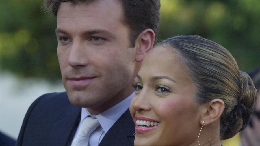 Jennifer Lopez e Ben Affleck foram noivos entre 2002 e 2004, mas romperam. Agora, estão juntos de novo - Getty Images