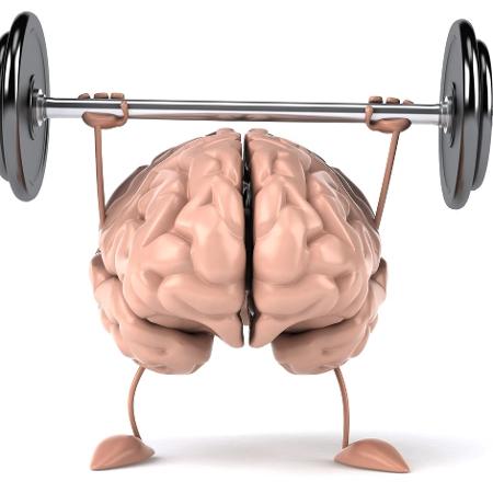 Cérebro forte, fortalecido, mente, força, exercício, ginástica, musculação cerebral - iStock - iStock