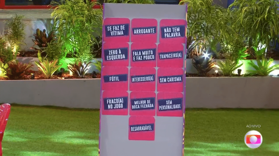 BBB 22: Jogo da discórdia envolve distribuição de plaquinha e água suja - Reprodução/Globoplay