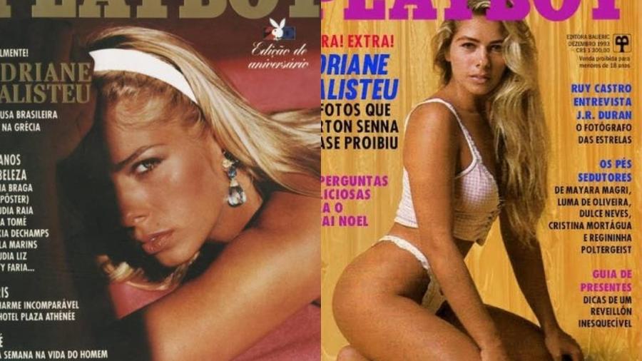 Adriane Galisteu foi capa da 'Playboy' em 1995 e 2011 Adriane Galisteu foi capa da 'Playboy' em 1995 e 2011