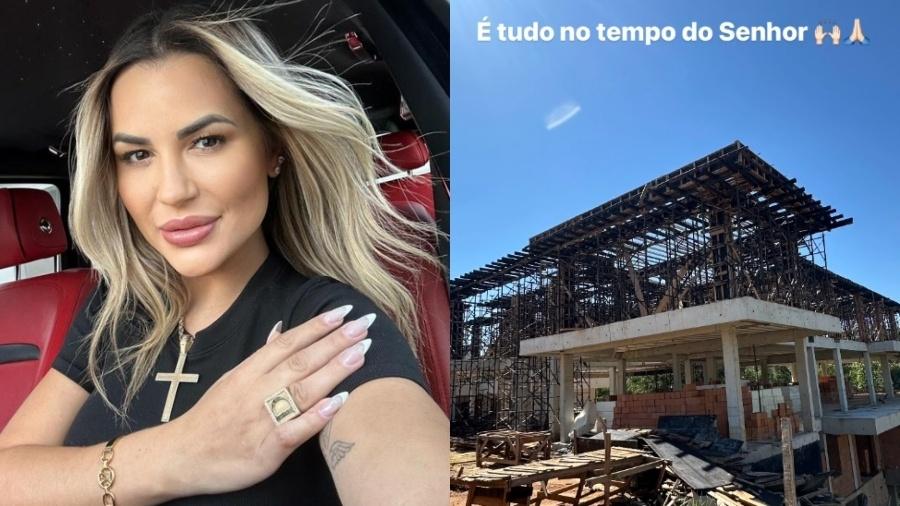 Advogada e influencer Deolane Bezerra exibe casa em construção