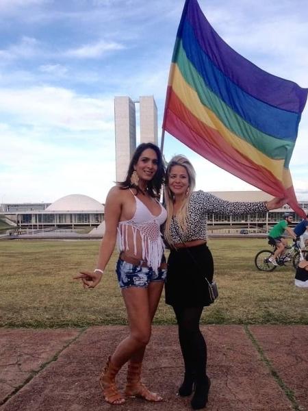 Como amiga em Brasília, quando ainda era uma mulher trans