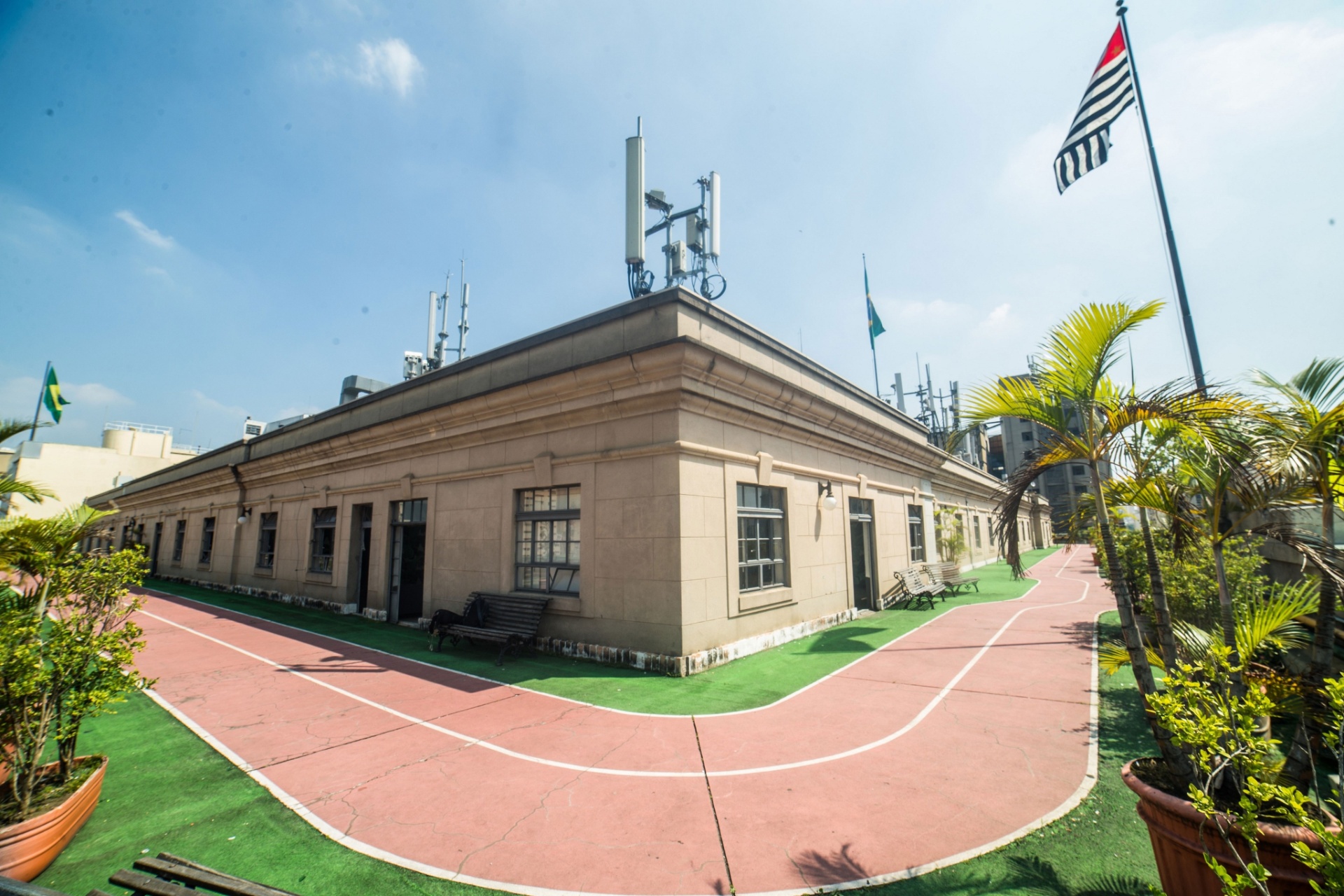 O topo do Shopping Light, em São Paulo, que abriga o projeto Air - Divulgação