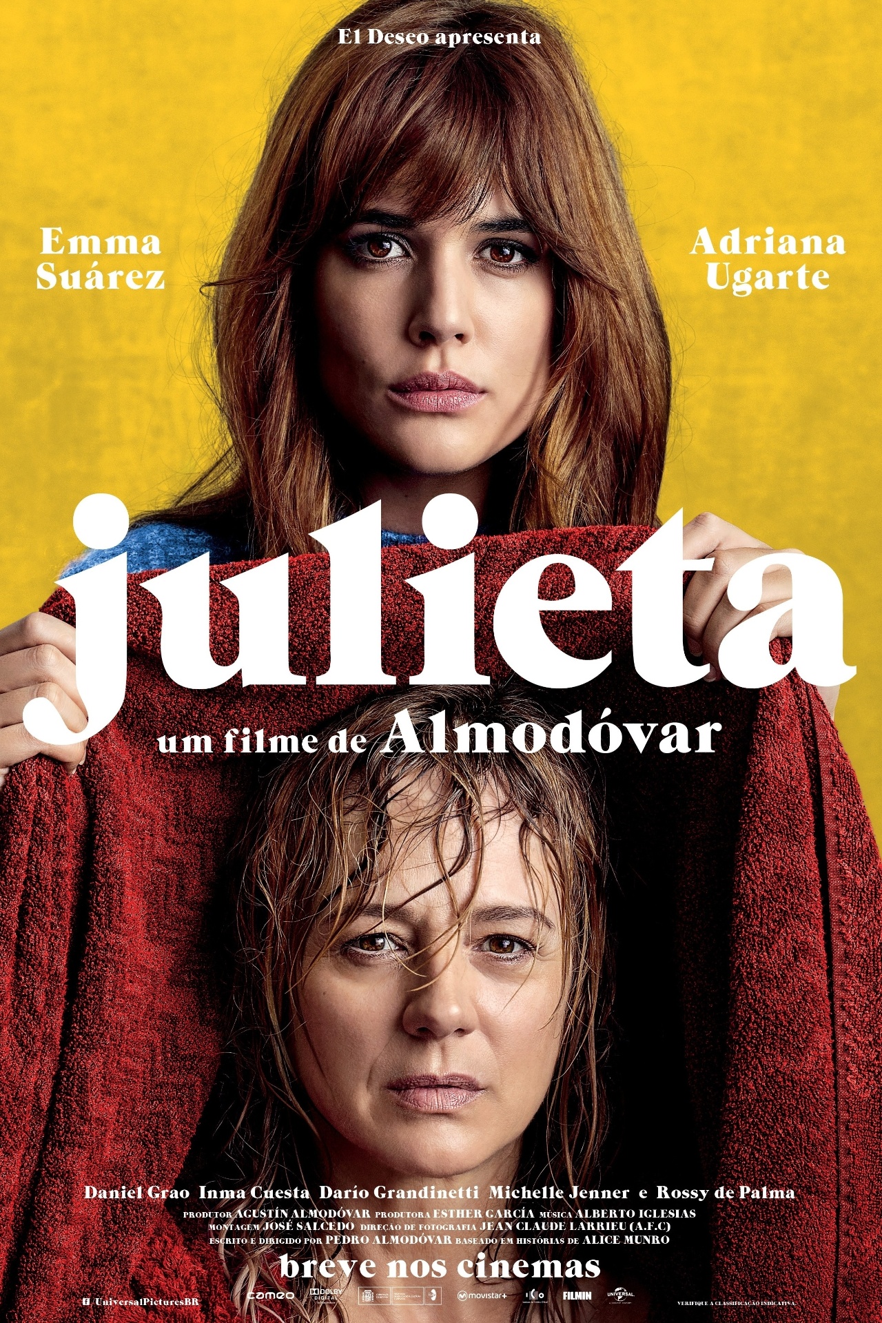 Pôster do filme "Julieta" - Divulgação