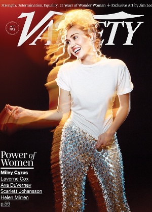 Miley Cyrus na capa da "Variety" - Divulgação