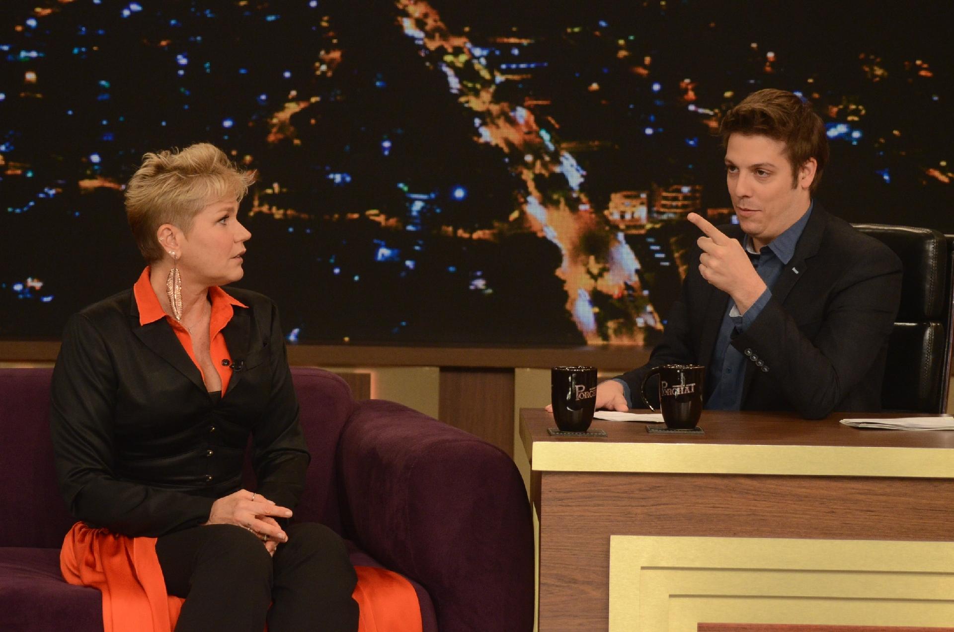 Xuxa em entrevista para Fabio Porchat - Antonio Chahestian/Record TV