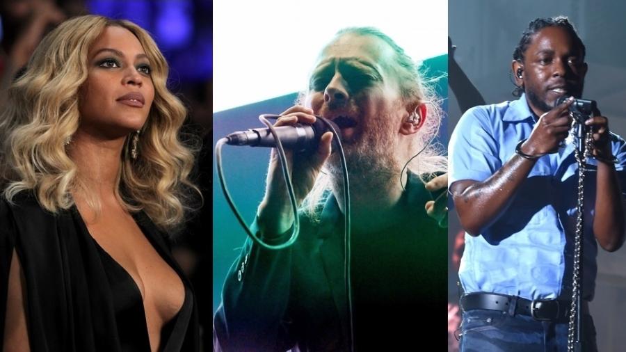 Beyoncé, Radiohead e Kendrick Lamar: as atrações principais do Coachella 2017 - Reprodução/Monagem