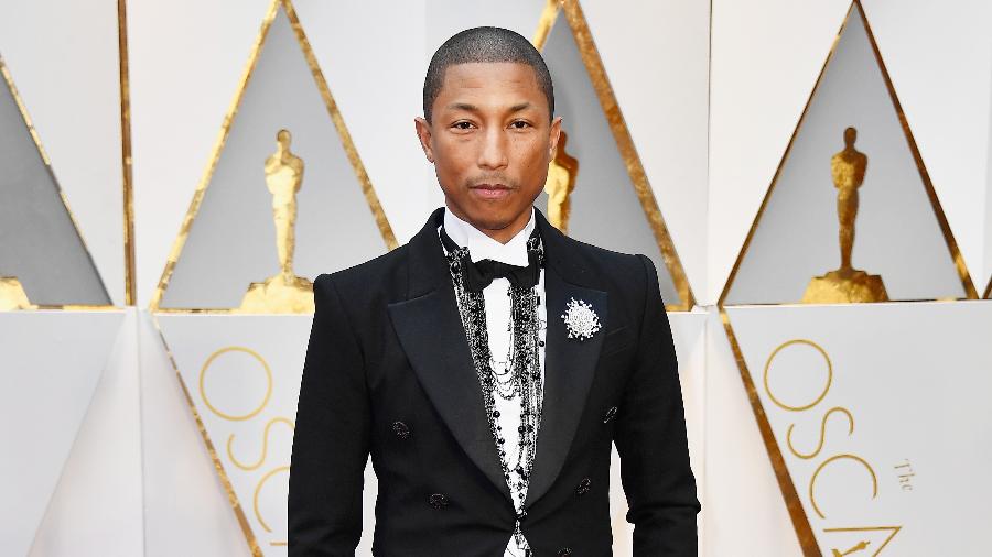 Pharrell Williams será a grande atração do show do intervalo do All Star Game da NBA - Getty Images