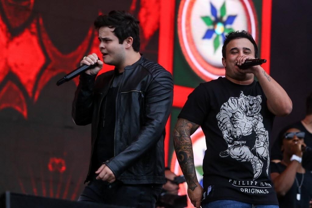 Matheus e Kauan se apresentam no VillaMix Festival São Paulo, no Estádio do Morumbi - Amanda Perolei/UOL