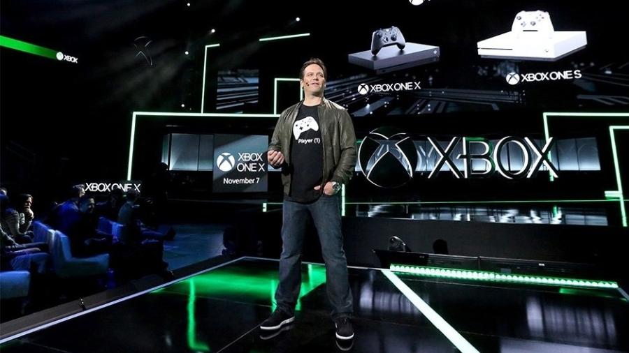 Phil Spencer na conferência da Microsoft na E3 2017 - Divulgação/Microsoft