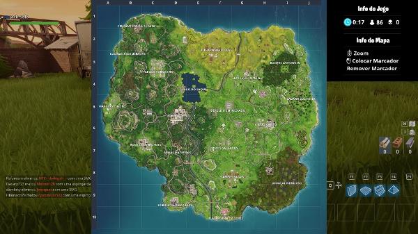 reproducao - mapa das maquinas de venda fortnite season 8