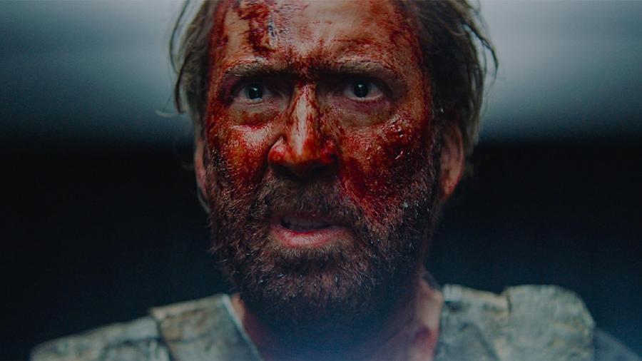 Nicolas Cage em cena de "Mandy" - Reprodução