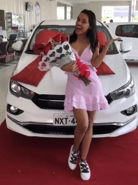 Gleici Damasceno mostra o carro que ela ganhou no BBB em 2018 - Reprodução/Instagram