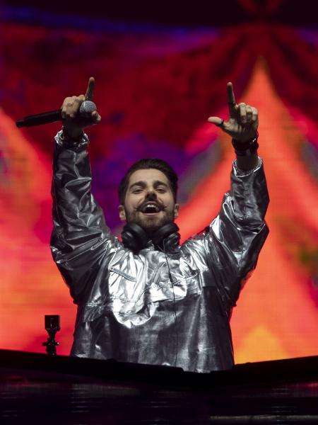 DJ Alok se apresenta durante o Rock in Rio no Parque Olímpico - Mauro Pimentel/AFP