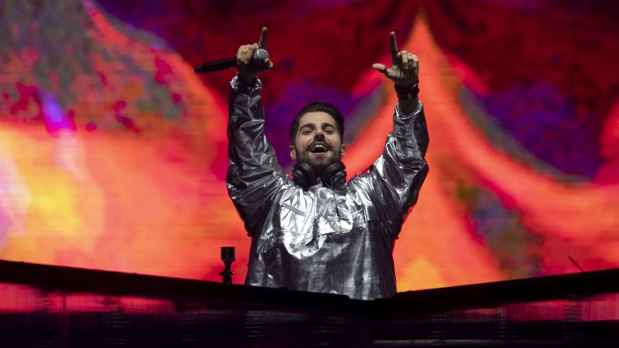 DJ Alok se apresenta durante o Rock in Rio no Parque Olímpico - Mauro Pimentel/AFP