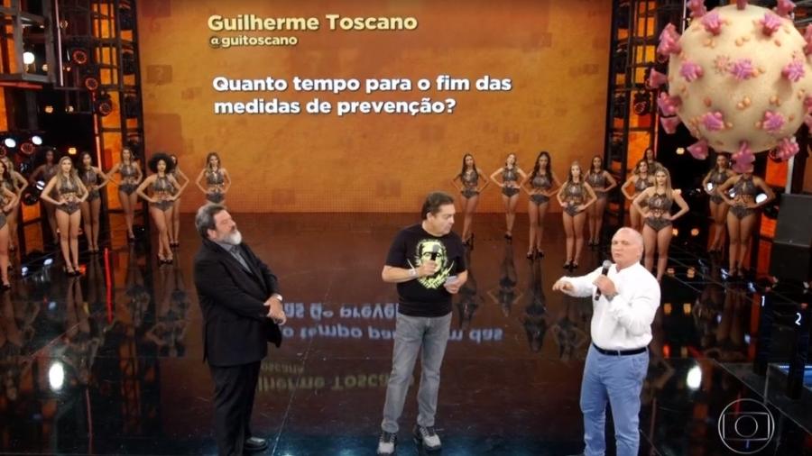 "Domingão do Faustão" é exibido pela primeira vez sem plateia - Reprodução/TV Globo