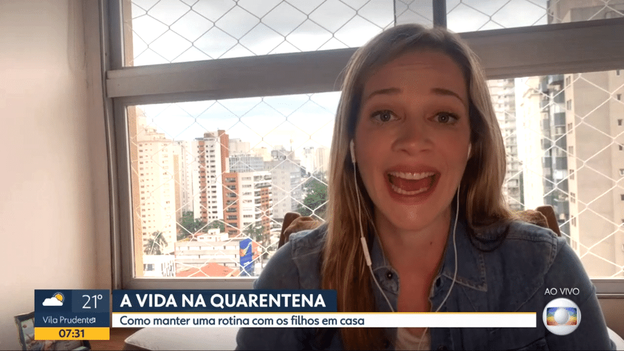 Natália Ariede revela gravidez no Bom Dia São Paulo - Reprodução/Globoplay