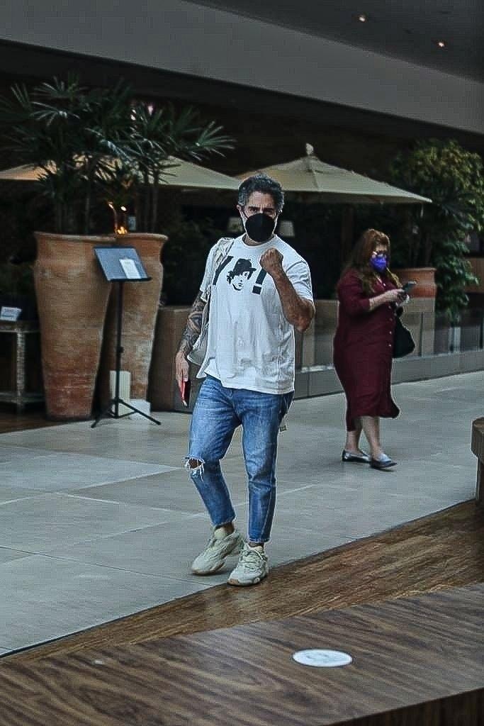 Marcos Mion almoça com Boninho - AgNews