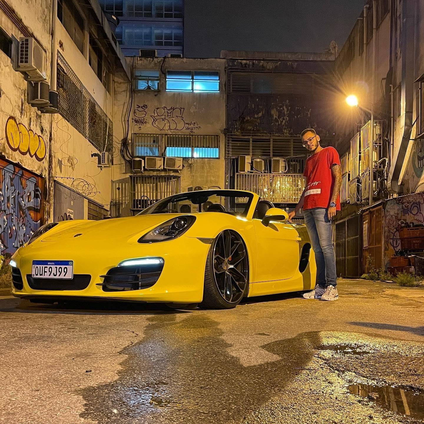Youtuber Klebim e sua frota de carros de luxo - Reprodução/Instagram