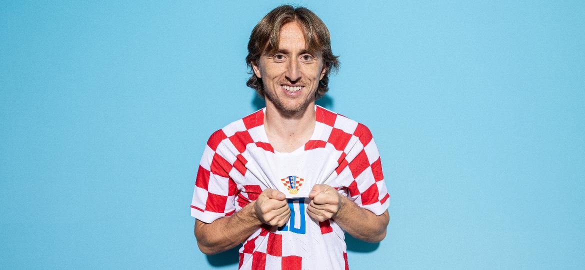 Luka Modric, estrela da seleção croata, com o uniforme número 1 - Adam Pretty - FIFA/FIFA via Getty Images