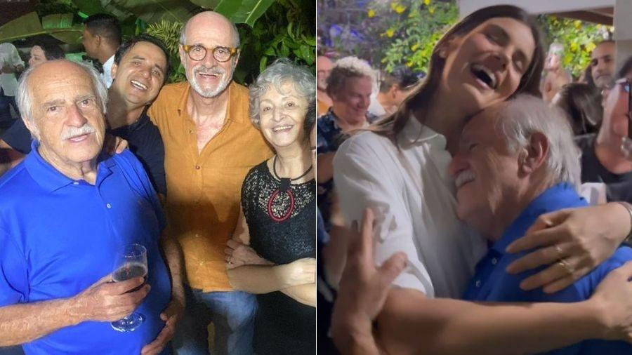 Ary Fontoura comemora 90 anos ao lado de amigos famosos - Reprodução/Instagram