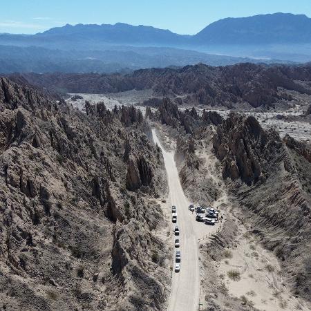 Quebrada de las Flechas, Argentina: foto feita com drone DJI Mini 3