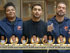 Flora, Gui e Sidney pedem votos para ficar na 11ª roça de A Fazenda 16