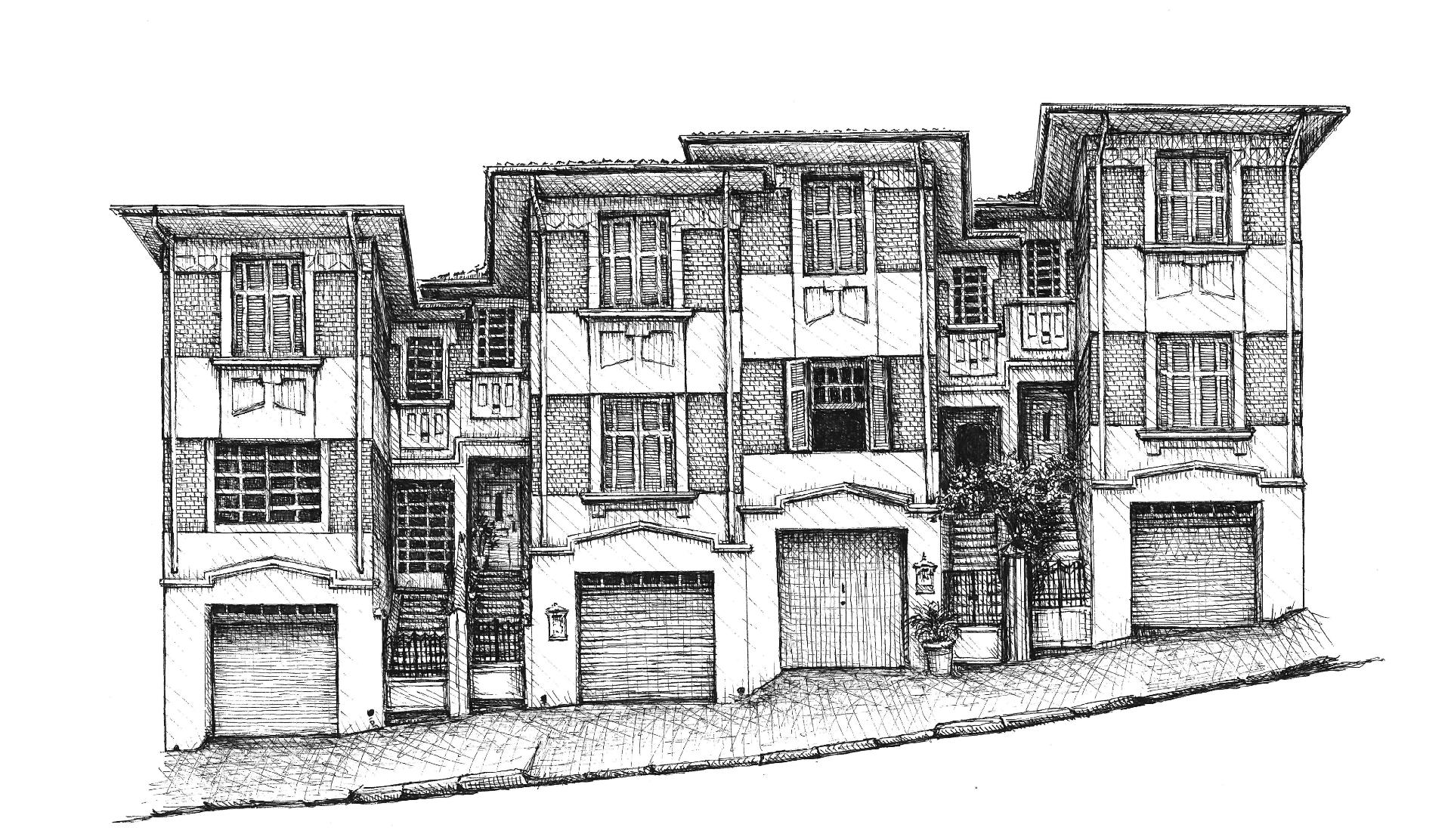 O artista João Galera criou o livro e a exposição "Antes que Acabe", sobre casa "anônimas" de São Paulo que correm o risco de desaparecer pela especulação imobiliária. Mesmo sem outra mostra em vista, ele não pretende parar por aí: nos planos estão desenhar à caneta nanquim moradas antigas de outros bairros paulistanos e, até mesmo, de outras cidades - Divulgação